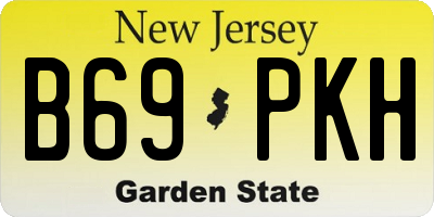 NJ license plate B69PKH