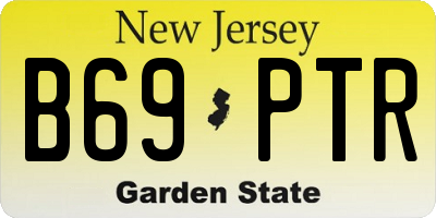 NJ license plate B69PTR