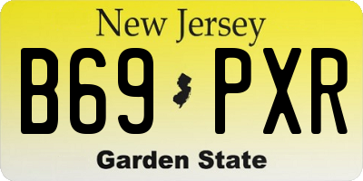 NJ license plate B69PXR