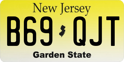 NJ license plate B69QJT