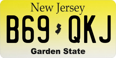 NJ license plate B69QKJ