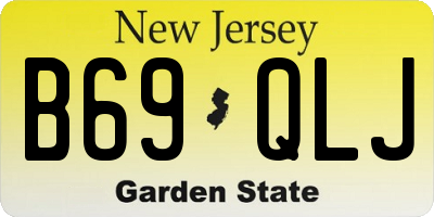 NJ license plate B69QLJ