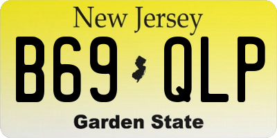 NJ license plate B69QLP