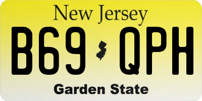 NJ license plate B69QPH
