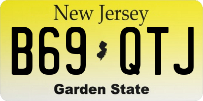 NJ license plate B69QTJ