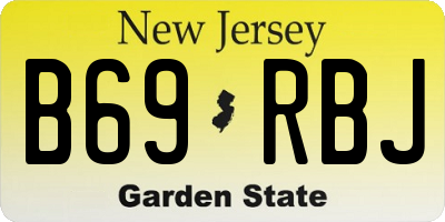 NJ license plate B69RBJ