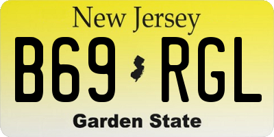 NJ license plate B69RGL