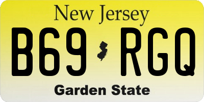 NJ license plate B69RGQ