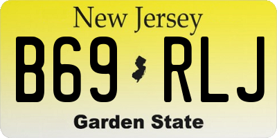 NJ license plate B69RLJ