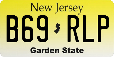 NJ license plate B69RLP