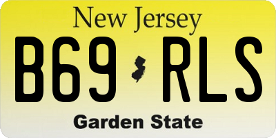 NJ license plate B69RLS