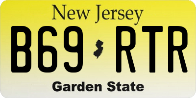 NJ license plate B69RTR