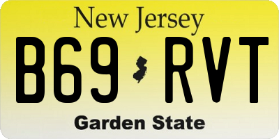 NJ license plate B69RVT