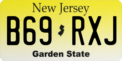 NJ license plate B69RXJ