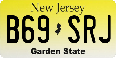 NJ license plate B69SRJ
