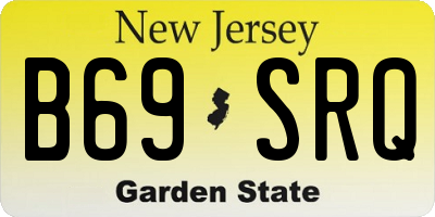 NJ license plate B69SRQ