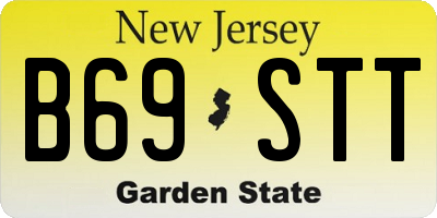 NJ license plate B69STT