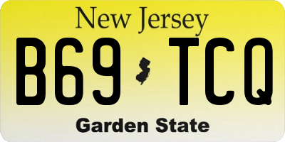 NJ license plate B69TCQ