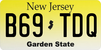 NJ license plate B69TDQ