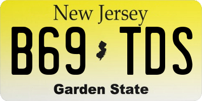 NJ license plate B69TDS