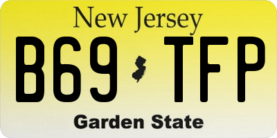 NJ license plate B69TFP