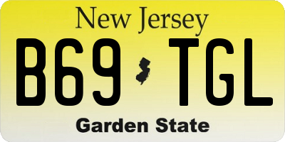 NJ license plate B69TGL