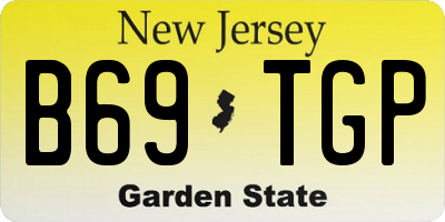 NJ license plate B69TGP