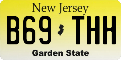NJ license plate B69THH