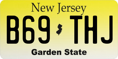 NJ license plate B69THJ