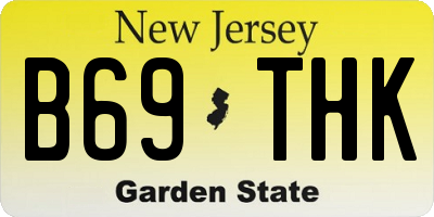NJ license plate B69THK