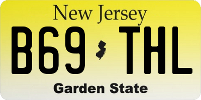 NJ license plate B69THL