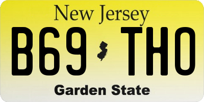 NJ license plate B69THO