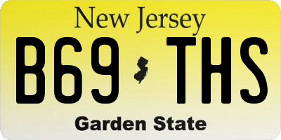 NJ license plate B69THS