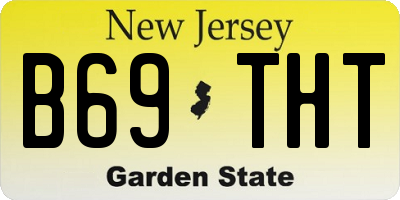 NJ license plate B69THT
