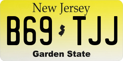 NJ license plate B69TJJ