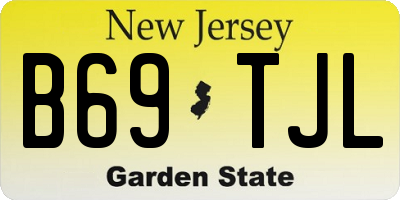 NJ license plate B69TJL