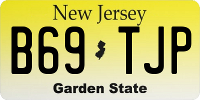 NJ license plate B69TJP