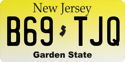 NJ license plate B69TJQ