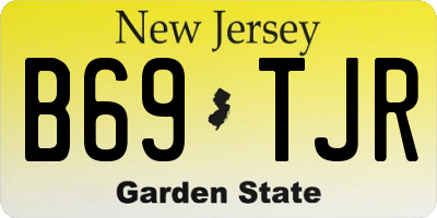 NJ license plate B69TJR