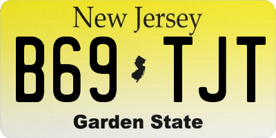 NJ license plate B69TJT
