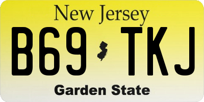 NJ license plate B69TKJ