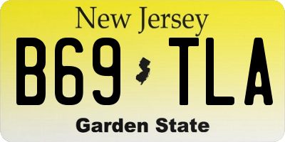 NJ license plate B69TLA