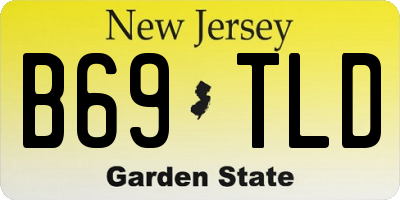 NJ license plate B69TLD