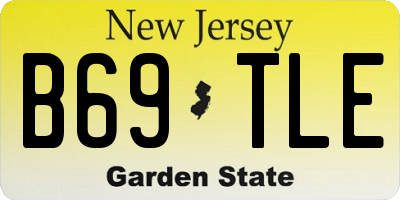 NJ license plate B69TLE