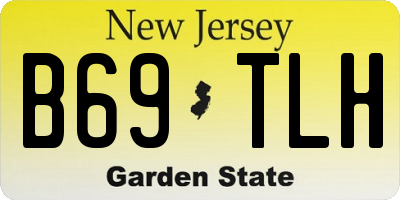 NJ license plate B69TLH