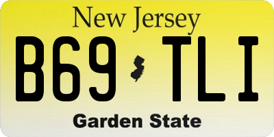 NJ license plate B69TLI