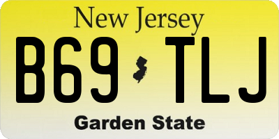 NJ license plate B69TLJ