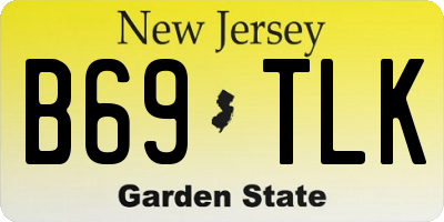 NJ license plate B69TLK