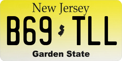 NJ license plate B69TLL
