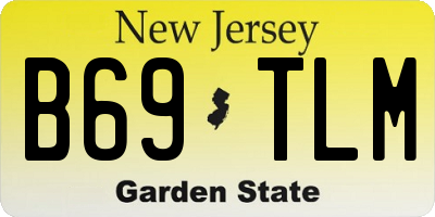 NJ license plate B69TLM
